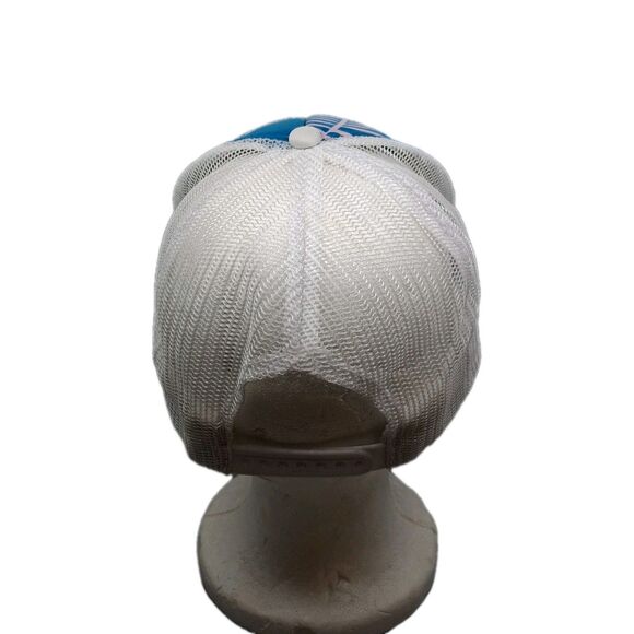 VANS Summertime Mesh Snapback Trucker Hat Pink Blue Floral Tropical Beach Aloha - Picture 2 of 8